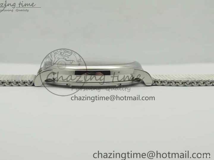 MIROTIME 0405 FastDry Portofino IW356501 SS V3 MK 1:1 Best Edition Black Dial On SS Mesh Bracelet MIYOTA 7195